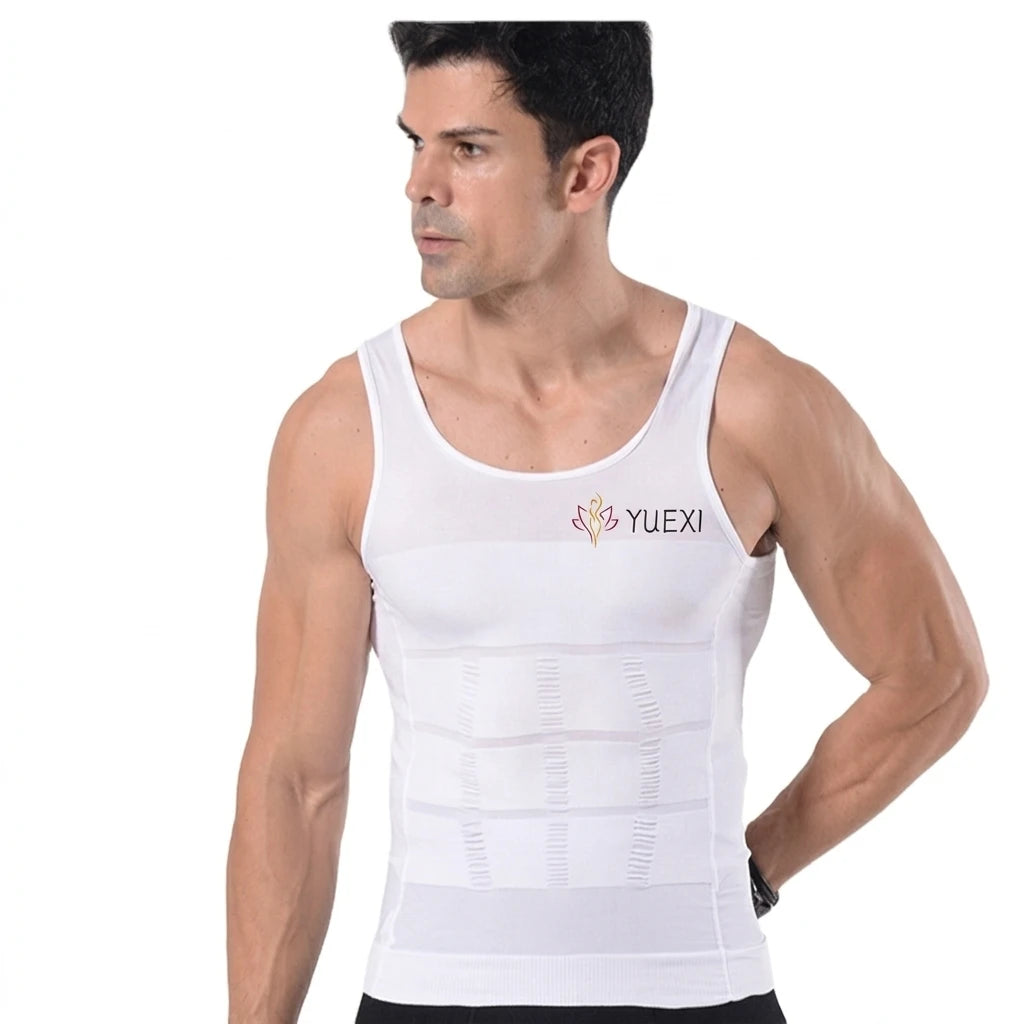 Wholesale Tight Waist Corset Body Shaping Body Knitted Underwear Vest Shapewear Men