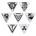 Cycling Highlighted Warning Reflector Magnetic Suction Car Sticker Outdoor Sports Running Personality Nighttime Safety Stickers