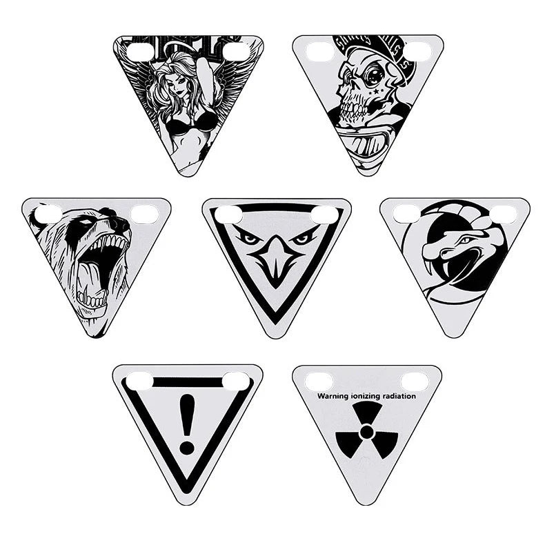 Cycling Highlighted Warning Reflector Magnetic Suction Car Sticker Outdoor Sports Running Personality Nighttime Safety Stickers
