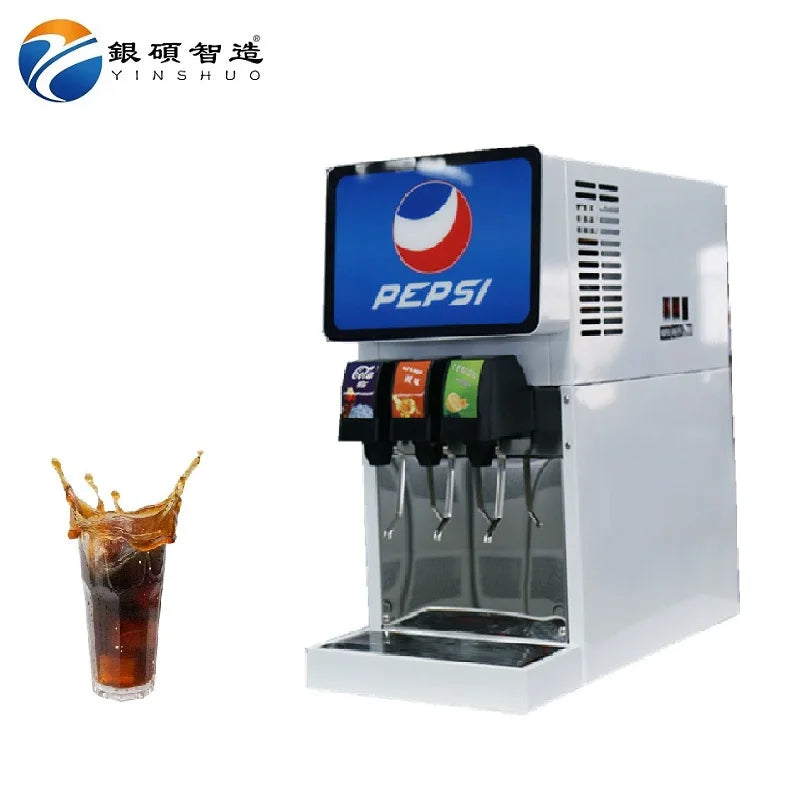 Hot Selling YINSHUO Restaurant Beverage Dispenser Soda Fountain Machine Energy Saving Features 1 Year Warranty-Pepsi Soft Drink