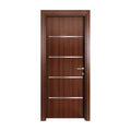 Wholesale Modern Design Soundproof MDF Wooden Door with Molding for Bedroom & Apartment Use 42mm Thick Finished Surface