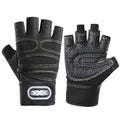 Motorcycle Hard Knuckle Half Finger Gloves Protective Gear Racing Biker Riding Motorbike Moto Motocross