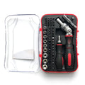 61pcs CR-V Precision Repairing Screwdriver Bit Set Flexible Ratcheting Screwdriver Rotatable Handle for Digital Hard Case
