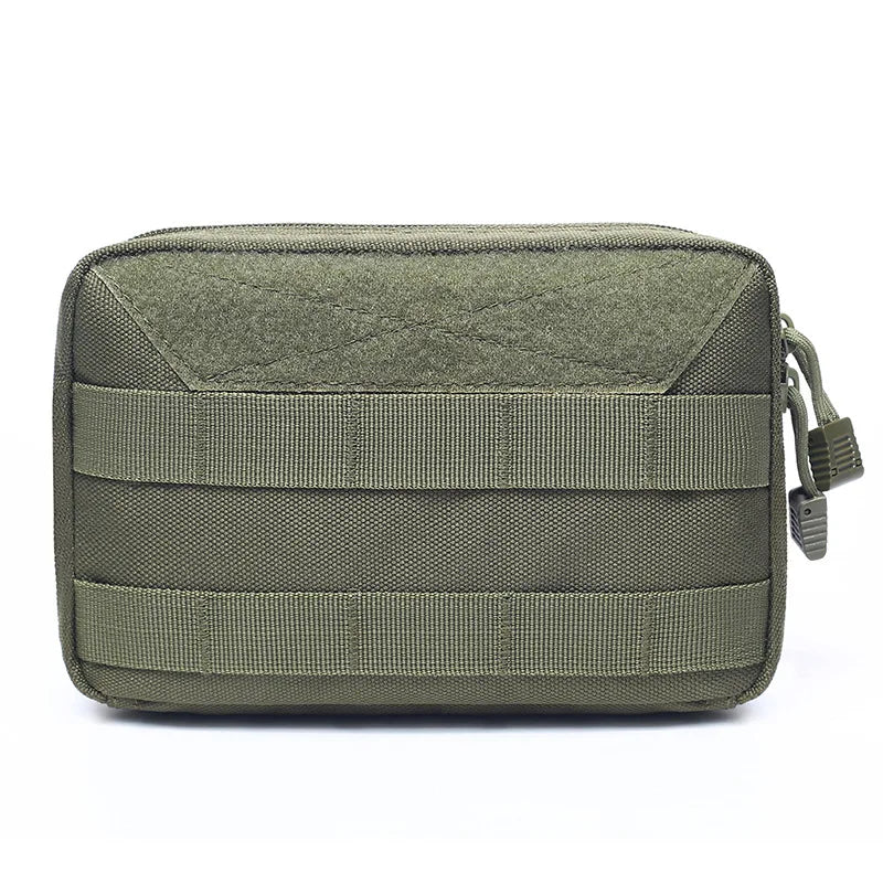 Hunting MOLLE Pouch Tactical Vest Utility Bag with Waist Pack 600D Nylon EDC Gadget Organizer for Outdoor Accessories
