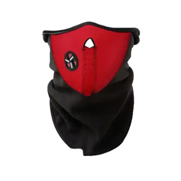 Outdoor Windproof and Warm Mask Running Skiing Cold-proof Fleece Hat Men's and Women's Bib Headgear Winter Cycling Windproof Hat