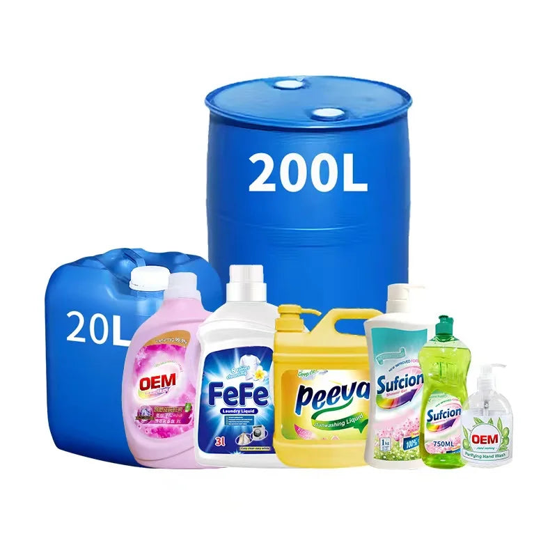 Factory OEM Brand Eco-Friendly Disposable Lavender & Lemon Scent Liquid Laundry Detergent