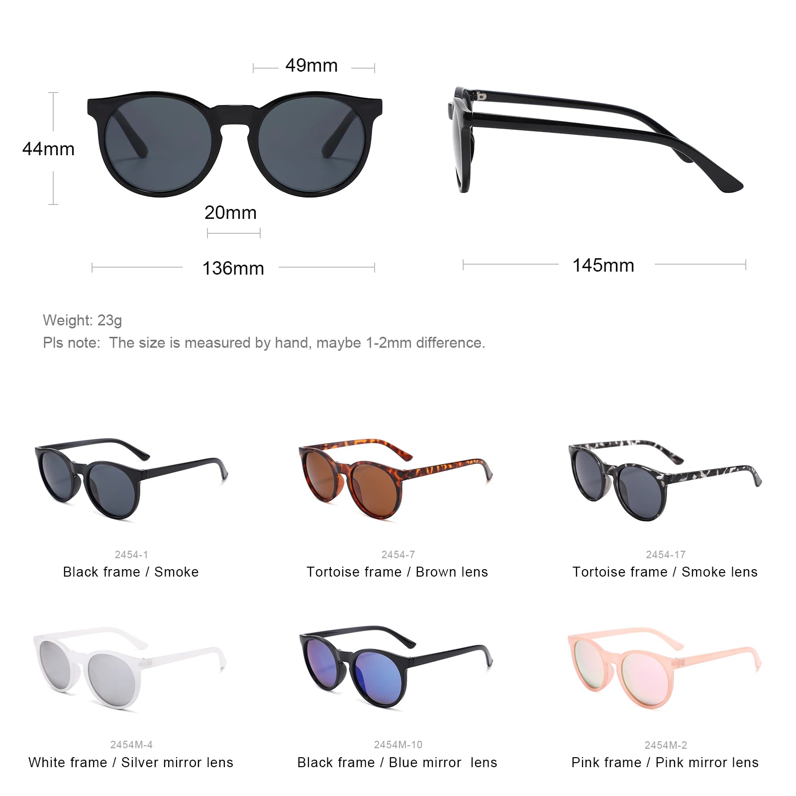 Unisex UV400 Sunglasses Custom Logo Classic Design for Outdoor Activity Fashionable Retro Style PC Frame