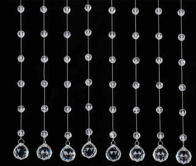 New Crystal Beads Curtain Ceiling  Acrylic Crystal Beads for Wedding Stage Ceiling Hotel Decoration