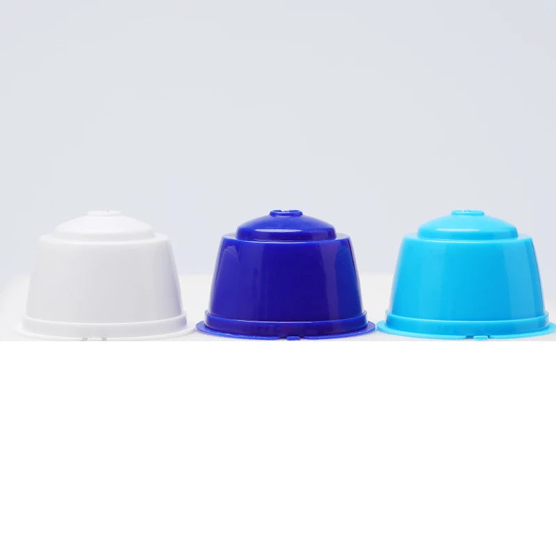 3pcs Reusable Refillable Plastic Coffee Capsules for Filter Pod Box White CE Certified