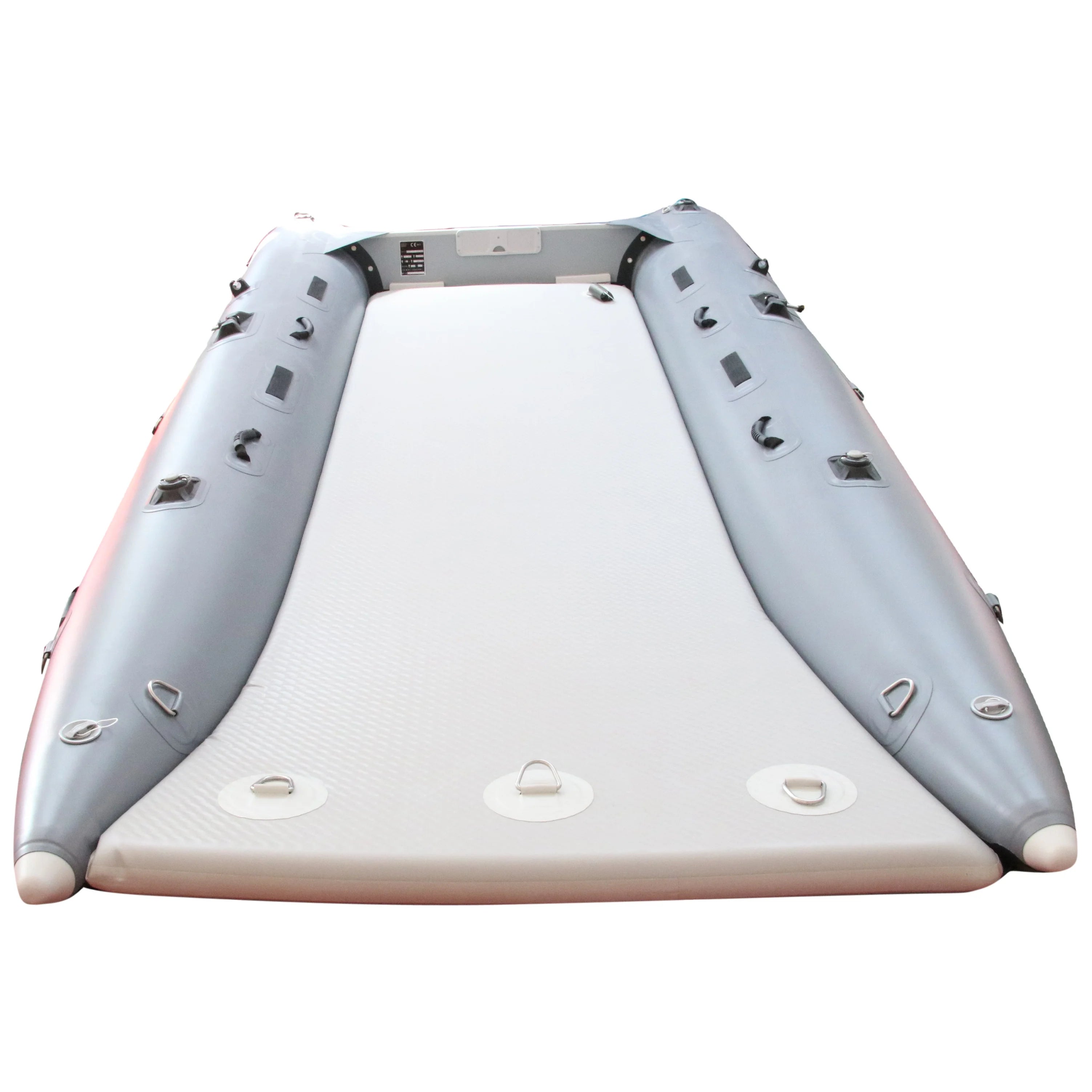 Goboat/OEM Open Bow High Speed Inflatable Catamaran Boat MC330 6 Persons PVC for Sale