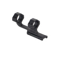 Focuhunter 30mm Offset Anodized Aluminum Alloy Matte Black Tactical Hunting Scope Rings Mounts Universal Fit 0-10x 2" Forward
