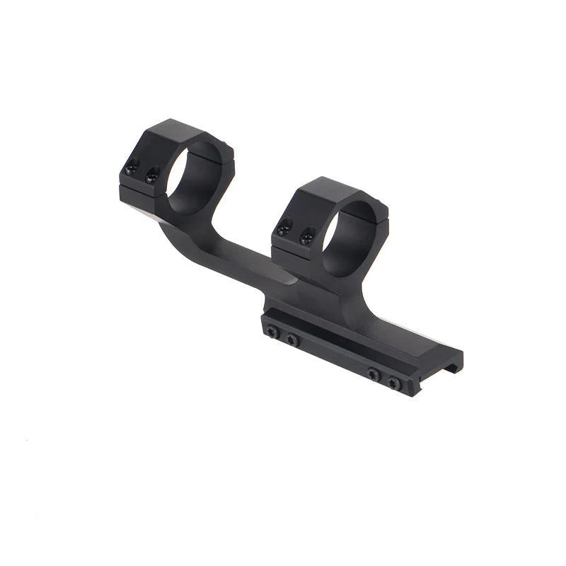 Focuhunter 30mm Offset Anodized Aluminum Alloy Matte Black Tactical Hunting Scope Rings Mounts Universal Fit 0-10x 2" Forward