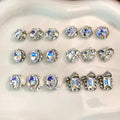 Popular Large 3D Stacked Diamond Nail Art Jewelry Crystal Stereoscopic Decoration Popular Internet Celebrity's Nail Rhinestones