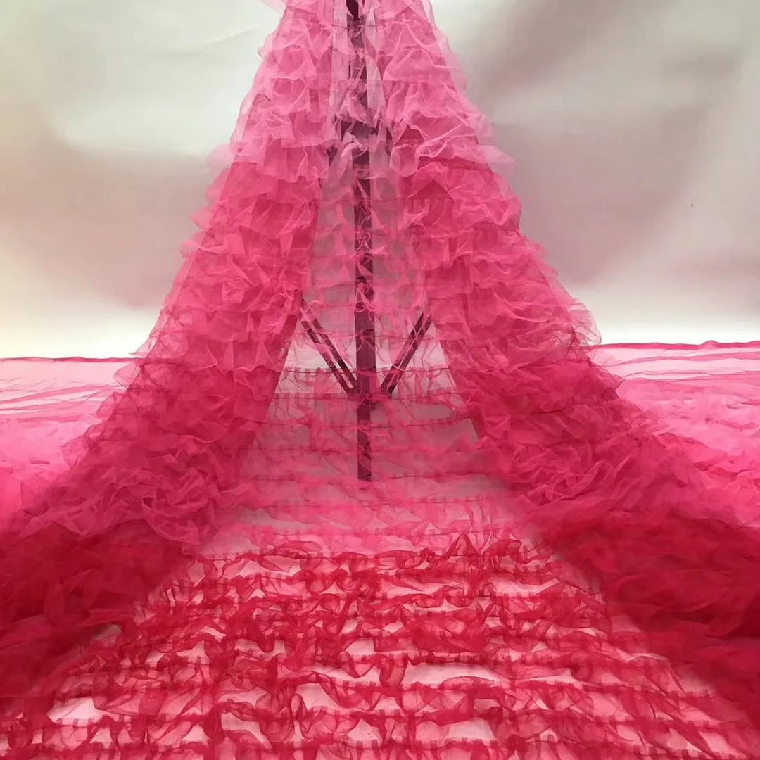 HY1569 Hot Sell Coiling Lace Gradient Color for Dresses