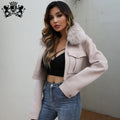 New Styles Women's Coats Winter Super Solid Color Elegant Wool Coat Women Trench Coat