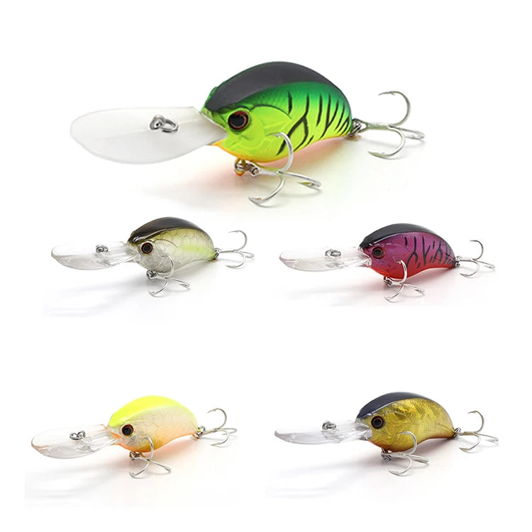 Best Seller Outdoor Fishing Abs 90mm 12.5g Bass Trout Hrad Fishing Tackle Lure Crankbait