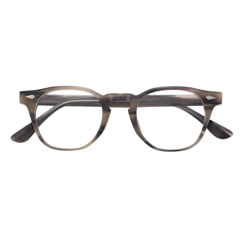 Multi-Color Design Acetate Eyeglasses for Women Men Optical Glasses with Anti-Blue Light Blocking Lenses Diamond-shaped Frame