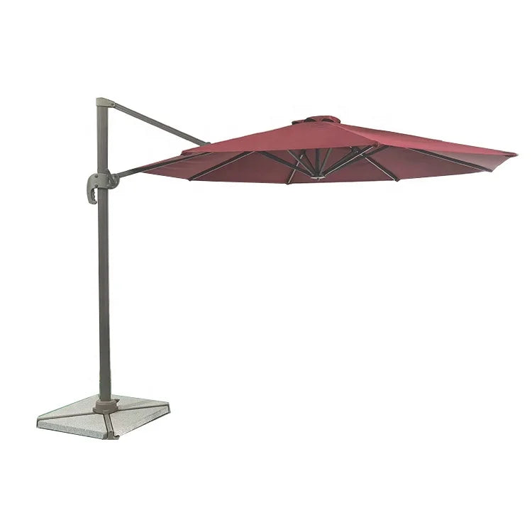 FEAMONT High Quality Wholesale Large Roman Parasol Umbrella Waterproof Garden Outdoor Patio Umbrella UV Printed Pongee Fabric