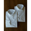 Italian Men's Cotton Business Shirt Eight-Button Collar Slim Long Sleeves Four Seasons Casual Style White Color for Autumn