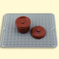Silicone Drying Mat Silicone Water Filter Pad Easy to Clean Silicone Drying Mat Dish Drying Mat Silica Gel