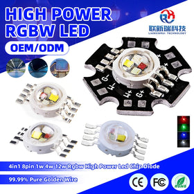 12W RGBW 4IN1 LED Beads LED Chips Lamp Stand Bulbs