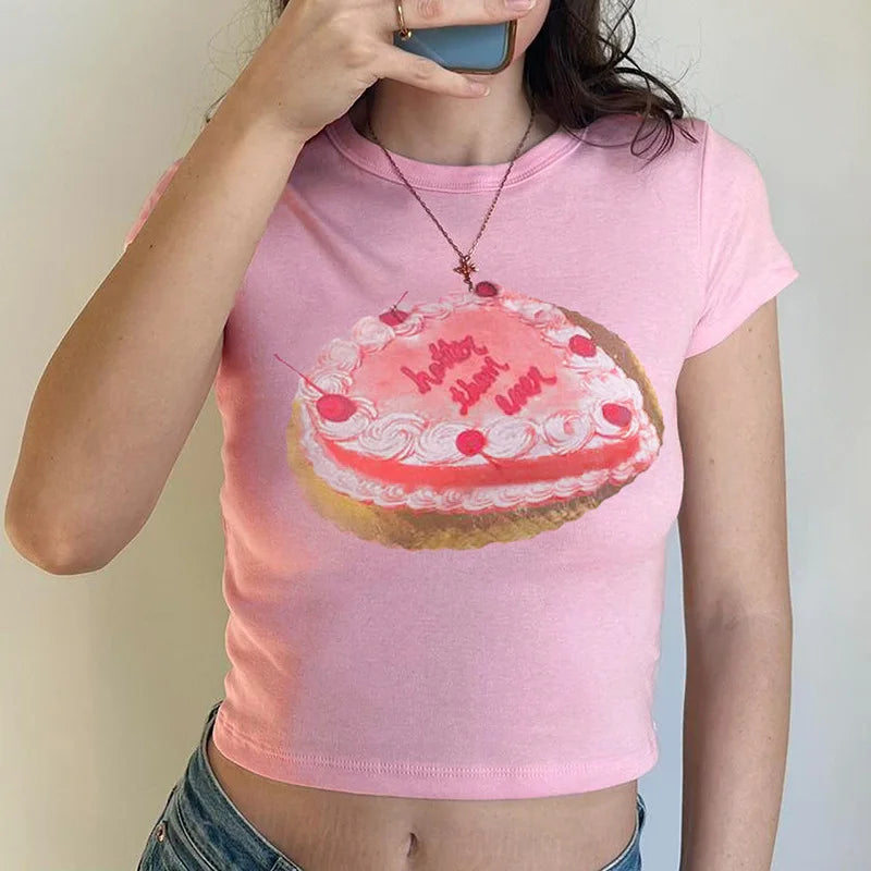 2024 Summer New Girl's Basic T-Shirt Round Neck Slim Fit Casual Baby Tee With Breathable Pattern Customizable Logo Decoration