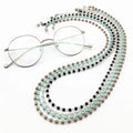 Women's Beaded Facemask Strap Chain Sunglasses Holder and Reading Glasses Lanyard Elegant Eyeglasses Parts