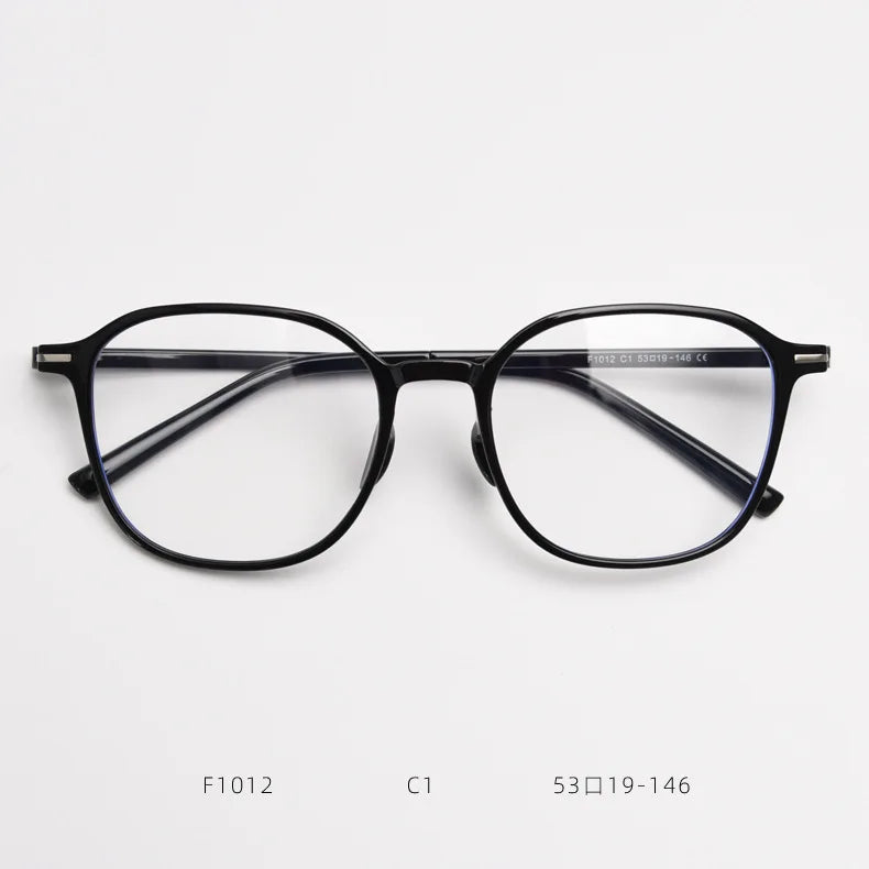 2026 TR90 Frame Glasses Polygonal Full Frame Anti Blue Light Spectacles Eyewear for Men Women Computer Glasses Fashion Daily