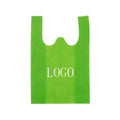 Wholesale Portable Reusable Eco Supermarket Grocery Tote Nonwoven Shopping Bags Custom Logo Fabric Shopping Non Woven Bag