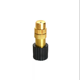 Copper Mist Nozzle 6mm Metal Garden Lawn Irrigation System Sprayer for Agriculture Water Pressure Source Greenhouse Outdoor