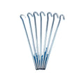 Galvanized Steel 8mm*30cm 6mm*30cm Tent Ground Nail Brad Style with Smooth Shank Type for Camping & Hiking