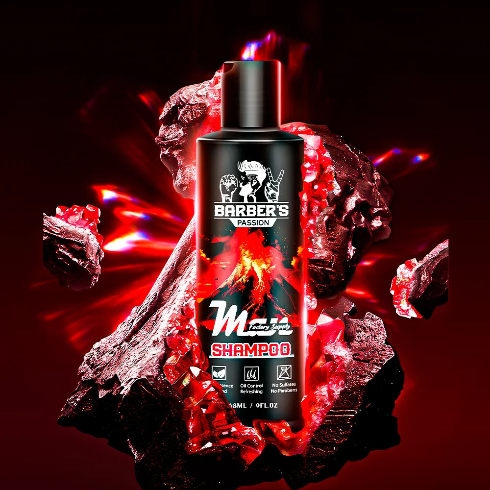 Barber Salon Great Fragrance Oil Control Mens Hair Anti Dandruff Shampoo for Men