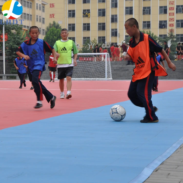 LHDT Futsal Court Interlocking Football Tiles Outdoor Basketball Flooring
