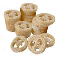Natural Loofah Slices for Soap Making 20 Pieces Organic Luffa Cuts for DIY Exfoliating Soaps Homemade Handmade Loofa Soap