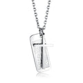 High Quality Stainless Steel Cross Pendant Chain Religious Jewelry with Letters Fine Chains Necklaces for Promotional Purpose