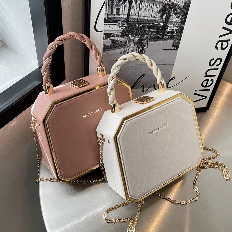 2025 Hot Woman Small Bags Handbags New Small Jelly Light Ladies Popular Bags Cross Chain Shoulder Ladies Design Purses for Women