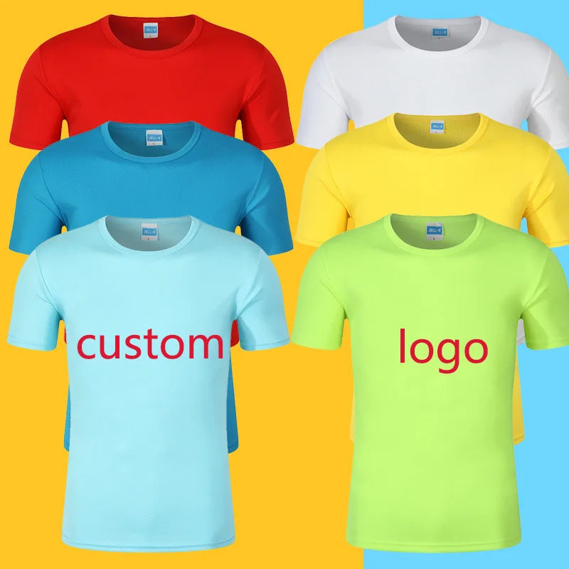 CT0003 Custom Wholesale Unisex Sports Gym Quick Dry Print Blank Round Neck Designer Veracap Polyester Men Tee T Shirt
