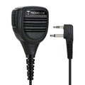 Factory Price TechSide TSMIC-M2 Waterproof 2-Pin Midland Shoulder Speaker Microphone 3.5 mm Jack Rotatable Clip 2-Pack