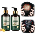 ELAIMEI Natural Herbal Moisturizing Ginger Shampoo and Conditioner for Black Hair Growth