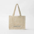 Polyester Weave Casual Simple Crochet One Shoulder Handmade Women Shoulder Bag Beach Summer Bag