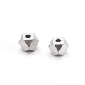 Wholesale Stainless Steel Polygonal Spacer Beads Positioning Cut Corner Spacer Beads for Diy Jewelry Making Accessories