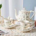 Solhui European Style Bone China Coffee Cup Set With High-end Creative Ceramic Coffee Cup and Saucer Set Afternoon Tea Cup