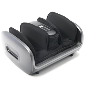 Electric Heated Compression Shiatsu Kneading Vibrating Rollers Foot Massager LCD Screen for Deep Tissue Muscle Relaxation Home