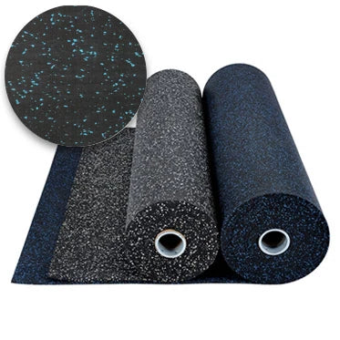 Durable Interlocking EPDM Flecks Anti-Slip Garage Gym Rubber Flooring Mat Roll for Fitness Garage Gym and Kindergarten Use