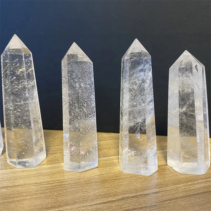 Wholesale Natural Healing Crystal clear Quartz Point Crystal Wand
