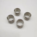 25mm Iron Key Ring Rustproof Split Round Ring Diy Keychain 25mm Diameter Metal Split Ring Keychain Keyring Key Holder