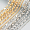 C118 1m/lot Wholesale Chainjewelry Accessoriesnickel Freediy Chain18k Gold Rhodium Platedcopperbracelet Necklace Findings