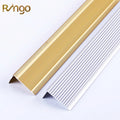 Foshan Ringo Modern Design Durable Aluminium Stair Nose Covering Non-Slip Tile Trim Edge Profile for Easy Installation