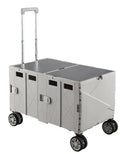 2026 New 140L Large Capacity Folding Campervan Universal Wheels Brakes Foldable Climbing Outside