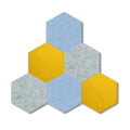 Rectangle Design Eco-Friendly Soundproofing Colorful Polyester Felt Fiber Acoustic Panel for Home Decor